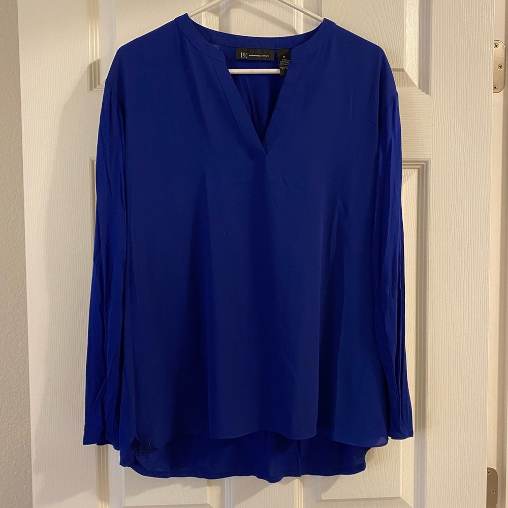 Women’s royal blue blouse